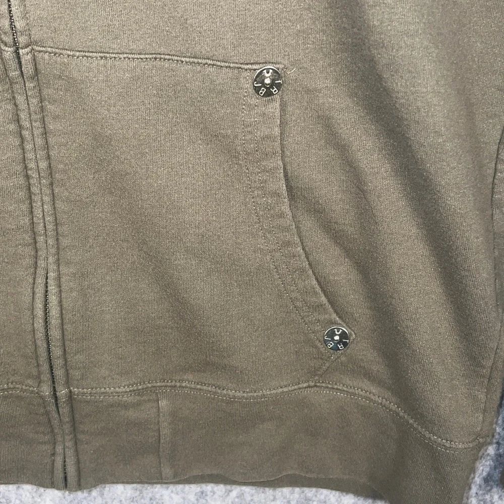 True Religion Men's World Tour Classic Logo Zip Hoodie Olive Green XL 104240